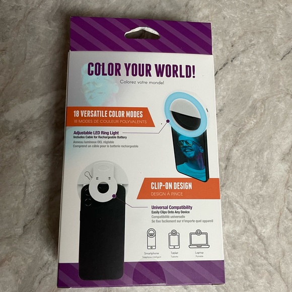 2/$20💕Clip-On LED Light Ring - Picture 2 of 3